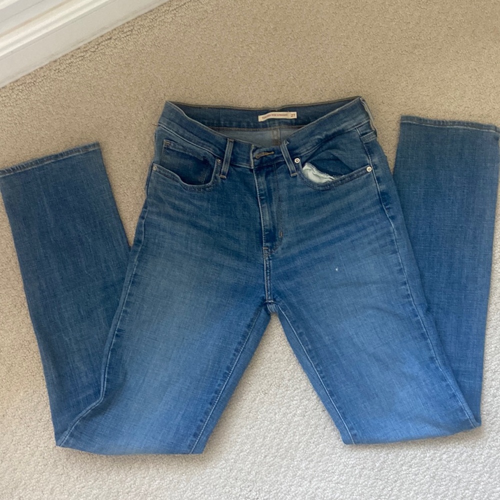 Levi 724 Dark Wash Jeans